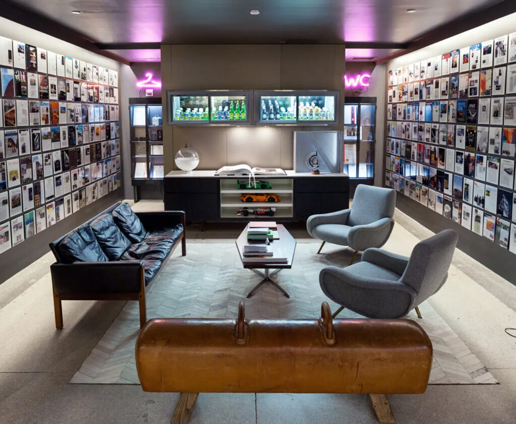 SHoP Architects office library and lounge