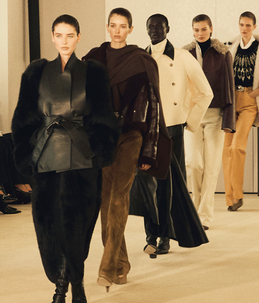 Models walk the runway at the Altuzarra fashion show